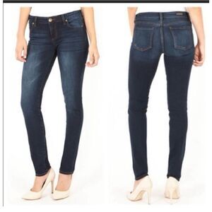 Kut From The Kloth Women's 8 Diana Skinny Jeans Dark Blue Classic Casual Denim